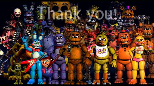 FNAF 4 Endoskeleton & Fredbear NEW Mini game 