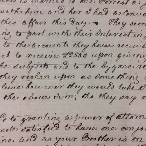 historystudies:for one of my classes this semester we have to transcribe a letter from either the 18th or 19th century, and the hardest part for me was deciding which one to do because they’re all so interesting !(and aesthetically pleasing).