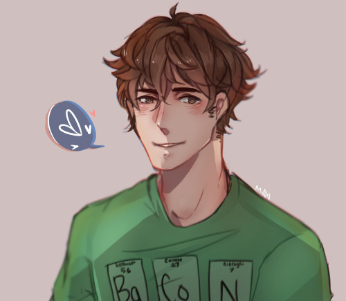 sne4kies:warren and his dumb science shirts 