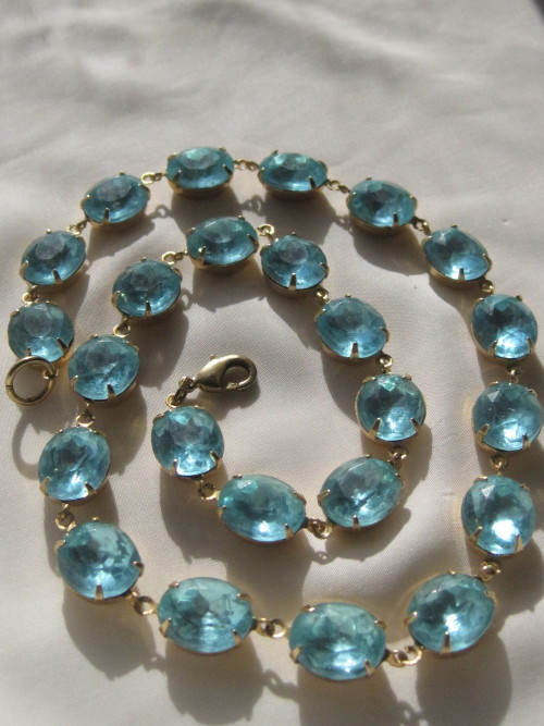 I&rsquo;ve just listed a bunch of new Collet Necklaces and Georgian Paste Earrings in my Etsy sh