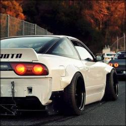 radracerblog:  Nissan 180sx s13 Rocket Bunny