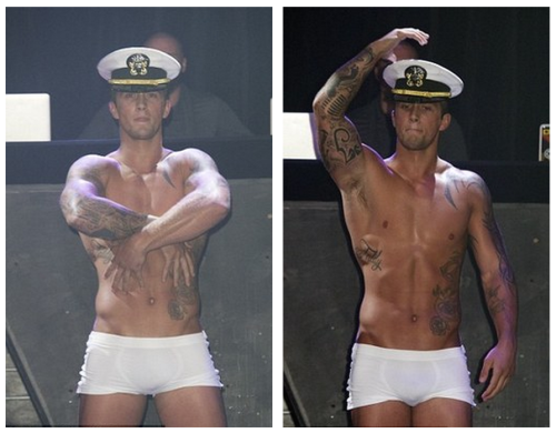 queensaver:  Dan Osborne going ‘Full Monty’ with the Dreamboys on their ‘Fit and Famous’ tour.  