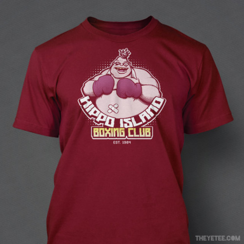 it8bit:  Hippo Island Boxing Club  Created by Andy Hunt Designs ป on 08/14 at The Yetee.