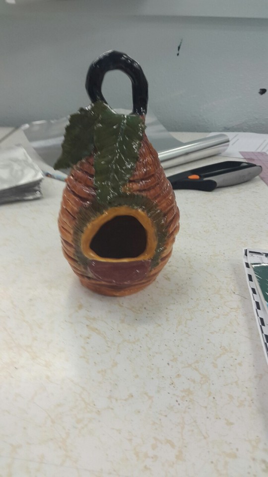 This Is My Mother's Day Gift. A Clay Bird House. Took Me A Week. 