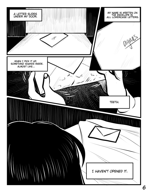 A short comic I did for AP art inspired by Junji Ito