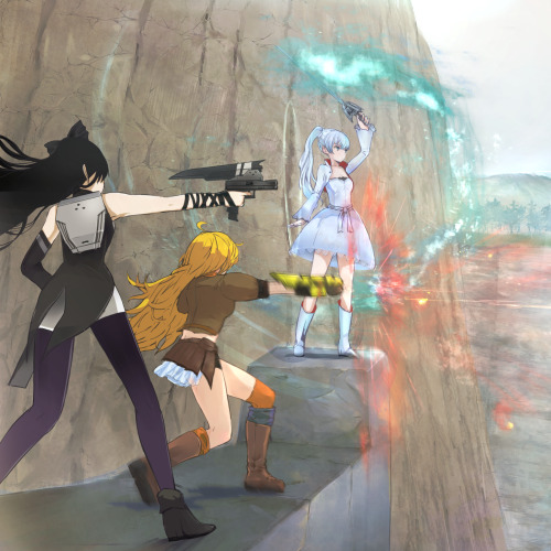 crystalizedorangepeels:  Artist: けんしん Source  #RWBY