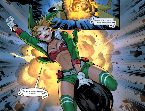 proudstar81:  Harley’s Christmas Song (DC Comics - Bombshells 014 Digital) 