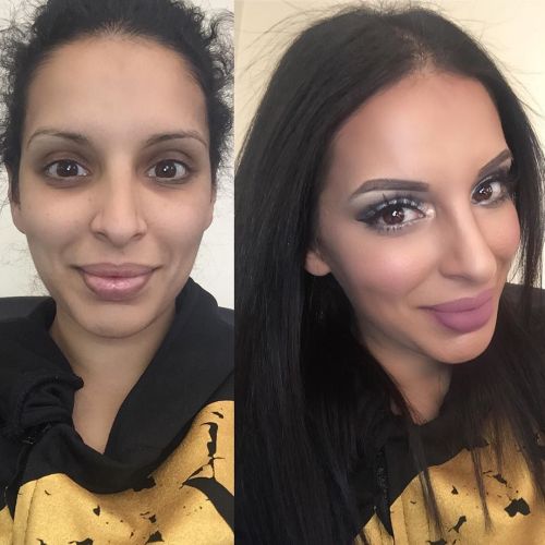 I know there’s gonna be people who are gonna talk smack on this post about being fake blah blah blah but I am a makeup artist, I love makeup and I’m not afraid to share how I look with or without it. With that said :  Follow my line of luxury