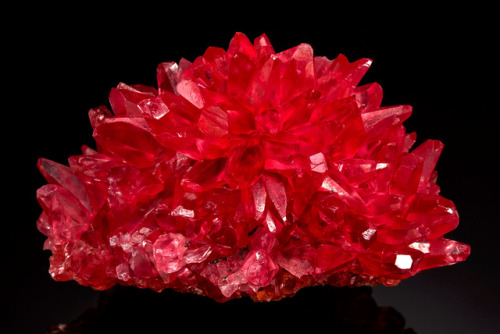  Rhodochrosite on Manganite matrix, from South Africa.