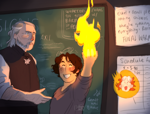Training Eskel And Geralt Was A Fun Time For All Of The Instructors At Kaer Morhen!
