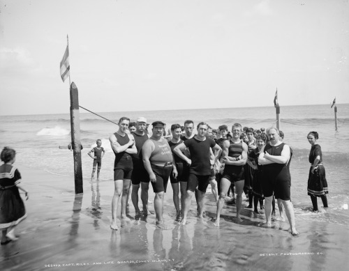 Capt. Riley and Lifeguards, Coney Island, N.Y.1900–5Glass plate negativePublished: Detroit Photograp