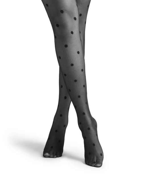 polka dot pantyhose