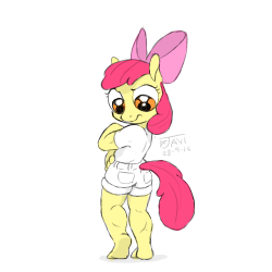 drjavi:   Troderson wrote: First that AJ, then that Big Mac…is buff Applebloom next?   Well if you insist Silly Applebloom, you can’t check if you got your cutie mark in weight lifting because you have to be kidding me if you think I’m going to