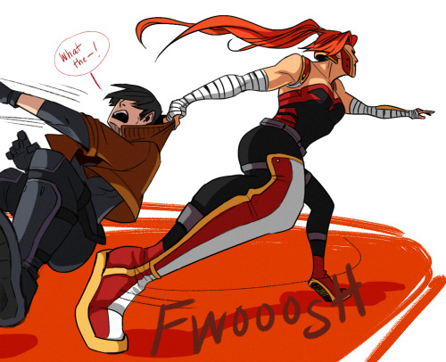 inkydandy: How superhumans play catch.