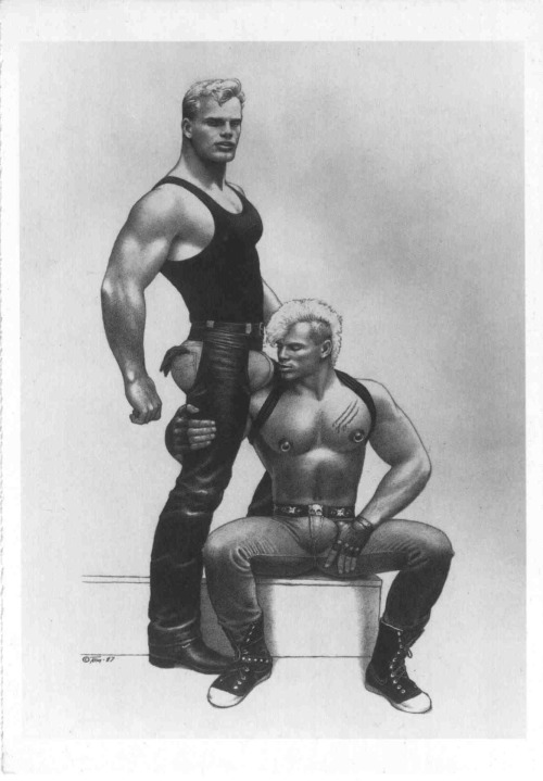 Illustration by Tom of Finland. (I love that porn pictures