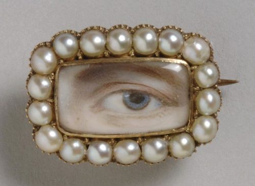 philamuseum:The trend of miniature eye portraits being used as tokens of love originated in 1785 wit