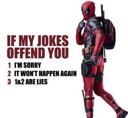 omicronus1326:  thefingerfuckingfemalefury:  ayellowbirds:  fuckyesdeadpool:  nerdynook:  http://www.nerdynook.com/  Meanwhile, in canon…          all those times when a killer for hire was leagues more sensitive and mature than the vast majority of