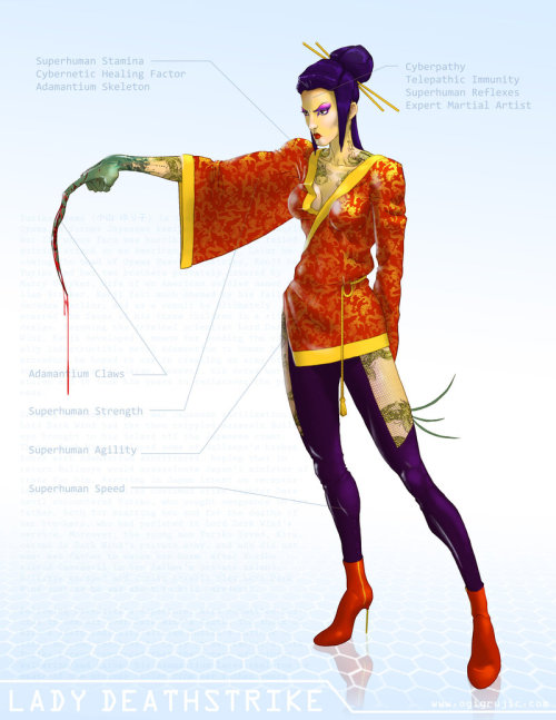 magicaloctopus:   My favorite redesigns of Marvel characters by ogi-g  