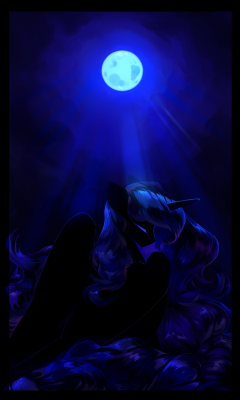 mlpfim-fanart:  Dark night by ShareDast 