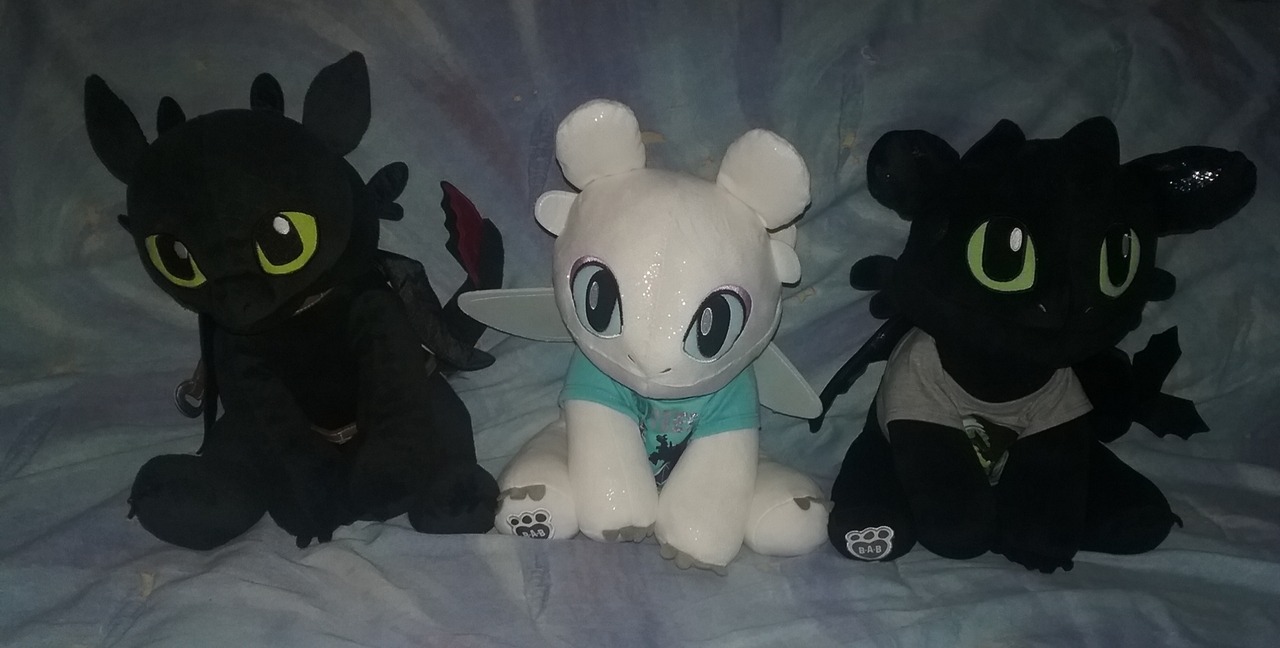 light fury teddy bear