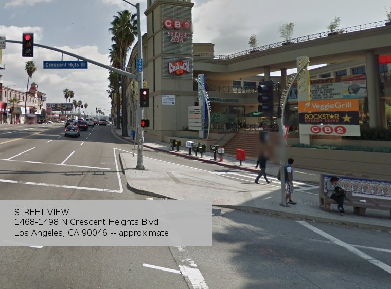 amy-celeste:   a1c3z  Nude Street Walkers  Crossing Cresent Heights at Sunset Blvd.