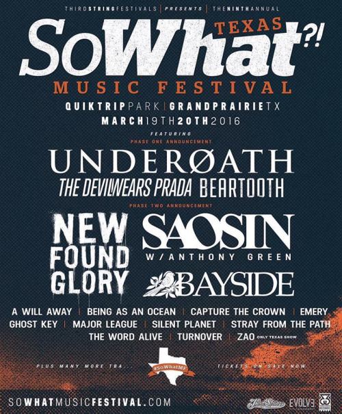 @CaptureTheCrown are playing @SoWhatMusicFest! #sowhatmfGet your tickets ASAP at sowhatmusicfestival