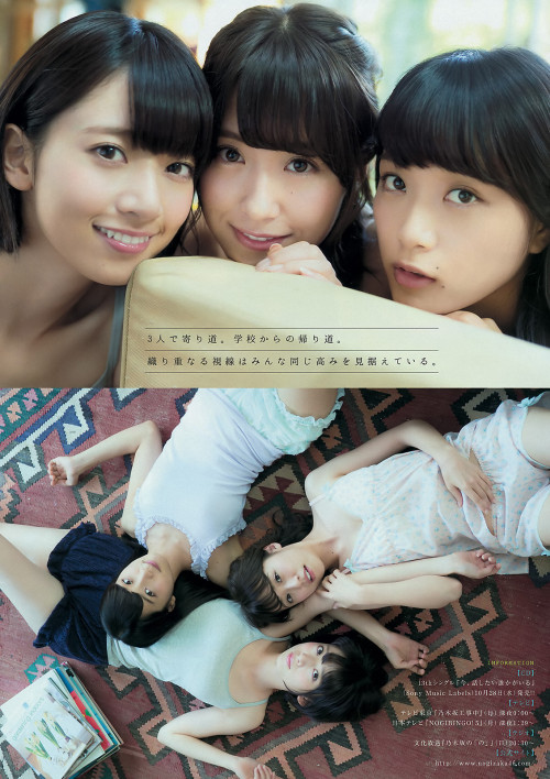 yic17:Nogizaka46 (Nanamin, Maimai, Misa) | Weekly Young Magazine 2015 No.48 Issue