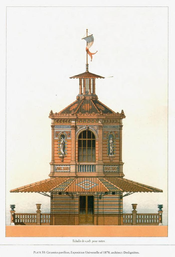 Design for the Ceramics Pavilion at the 1878 Exposition Universelle, Paris