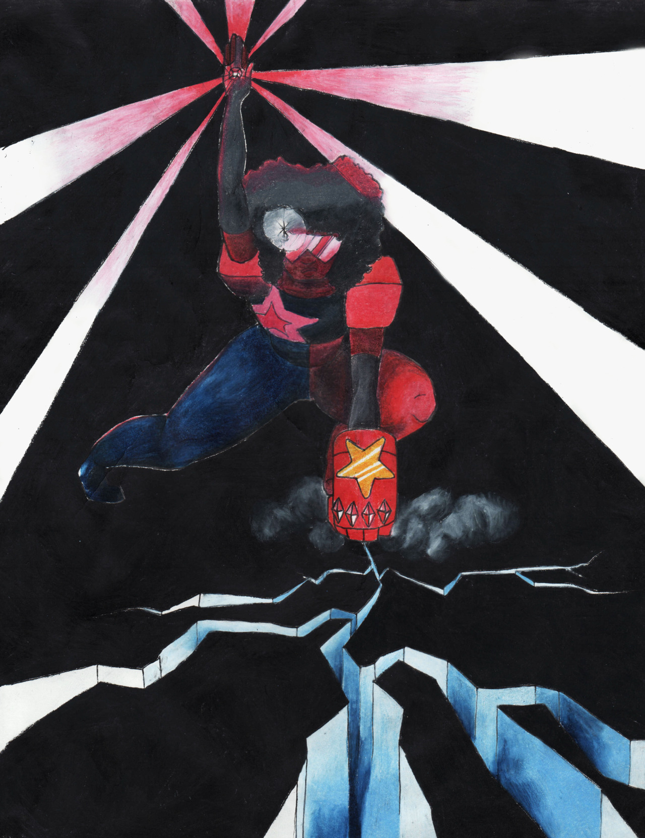 projectormom:  A Garnet I drew a v e r y long time ago (like, weeks after I first