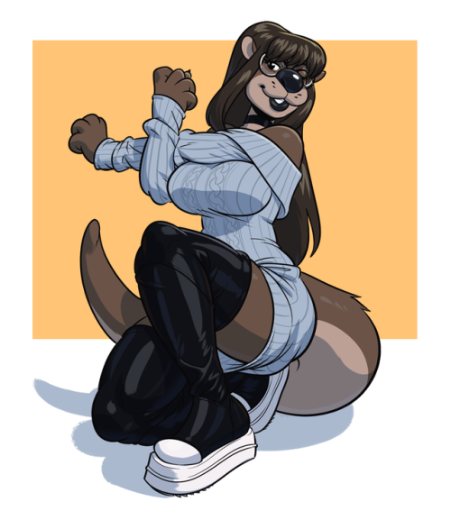dat-soldier: My part of a trade with @blogshirtboy! Love that Otter character :D blog’s part here~  This is absolutely fantastic!