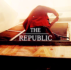 cersei:     He repeated: “Long live the Republic!” crossed the room with a firm