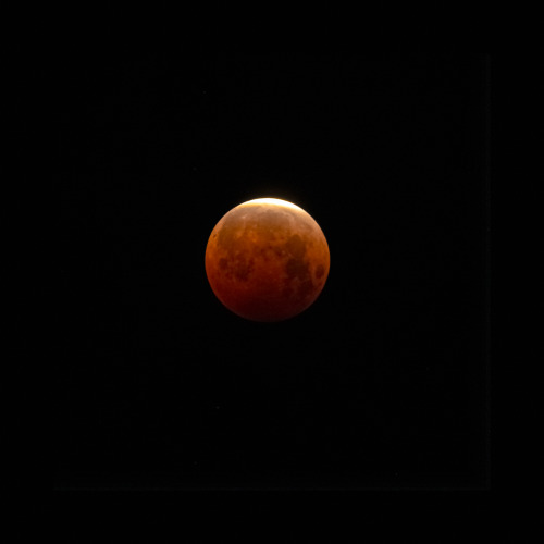 While You Were Sleeping A Blood Super Moon Eclipse Appeared.