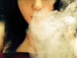 greencanaryfudgelollipop:  blipped-intimacy:  Wake and bake this morning :’)    -om nom! :)