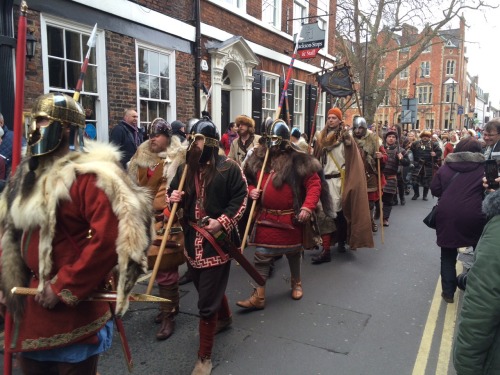 hedendom:March To CoppergateThe Jorvik Vikingr march from Deansgate to Coppergate in preparation for