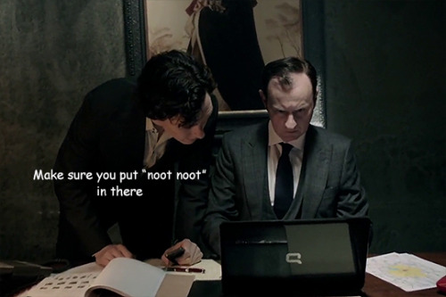 thediogenes: essyltinexile: thediogenes: Mycroft fans: if you’re not following Whitehall Edits