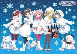 thekusabi:  Madoka Magica official Christmas artwork!