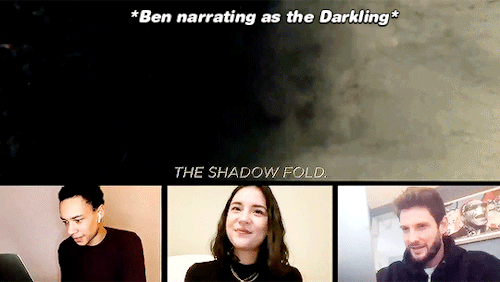 the-darkling:The Shadow and Bone Cast React to the Teaser TrailerThe dulcet tones of Benny B.