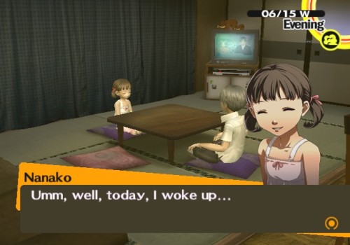 yes nanako, of course you woke up