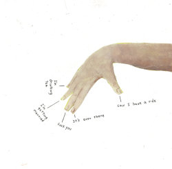 nevver:  A hand  hannaheldhigh