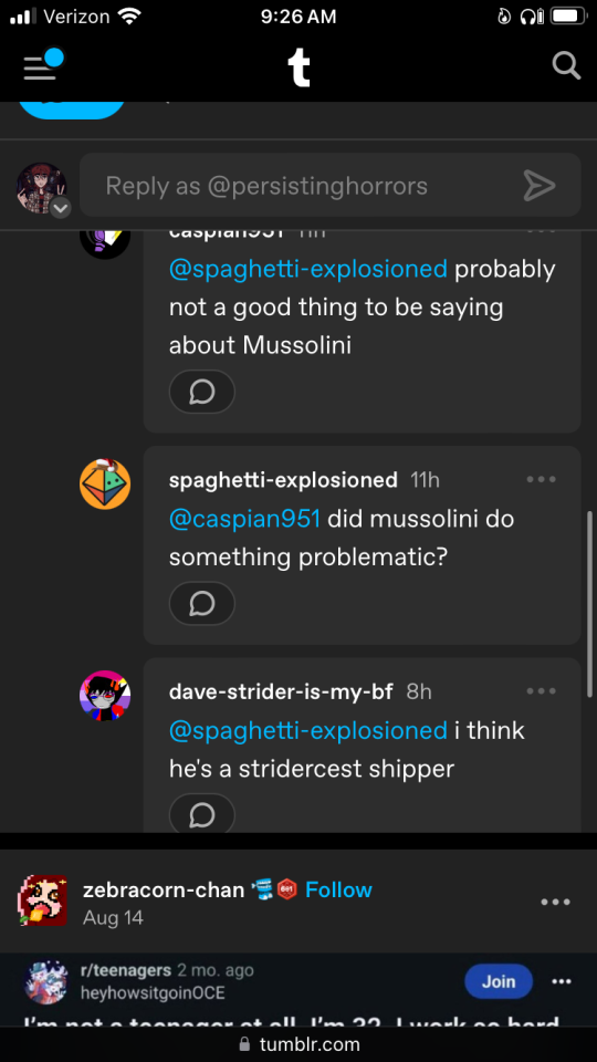 I Happened To Catch The Original Interaction, So For Context: