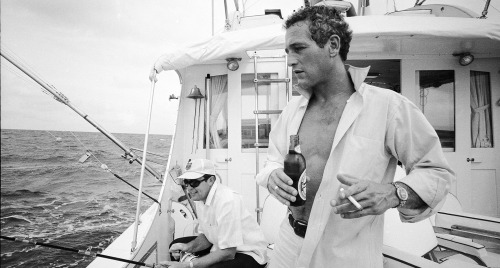 Paul Newman fishing © Mark Kauffman