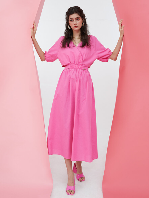 ncnew228: Pink Button Front Pocket Short Sleeve Two Pieces Crop SuitAll of them HERE20% OFF discount