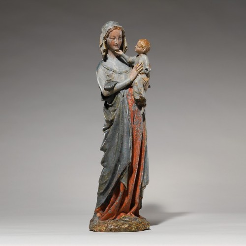 met-medieval-art: Devotional Statuette of the Virgin and Child, Medieval Art Gift of J. Pierpont Mor