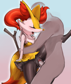 dosomepokemon:  It might not be fair that Braixen’s special move in a battle is to seduce the enemy trainer, but they never seems to complain too much. 