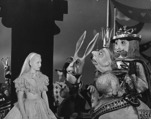 French Stop-motion/live Action Film, Alice In Wonderland (1949). With Puppets By Lou Bunin.
