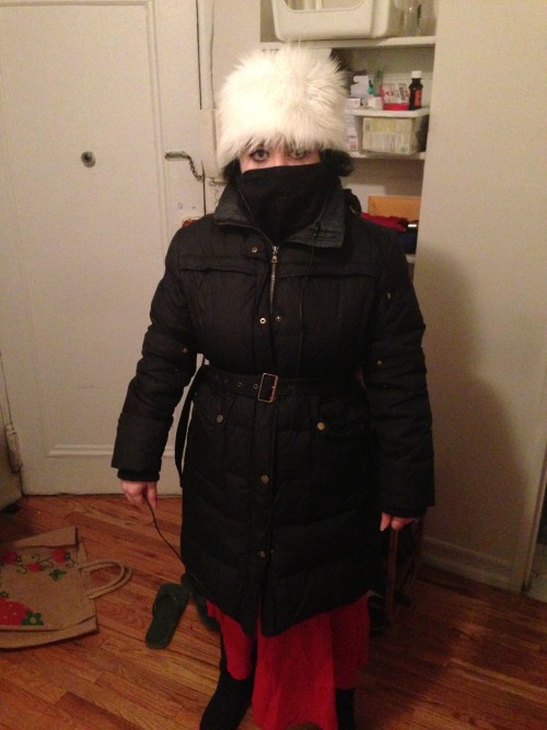 snakewife: teachimera: Cold temperatures are difficult for the cold blooded Snakewife. Single-digit 