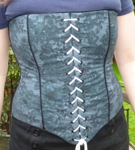 New post on the sewing blog: Vaguely 1880’s blueish grey corset.mouseborgdesigns.blogsp