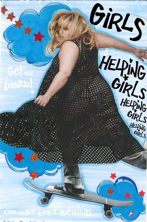 Get on board or get left behind.Photo of Rebel Wilson by Doug Inglish for ELLE UK.