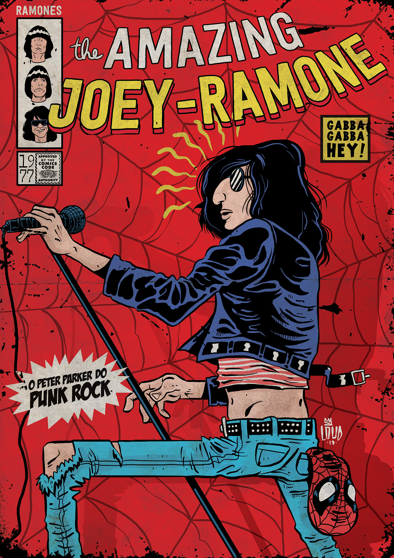 HeroChan — The Amazing Joey-Ramone - Spider-Man Mashup...