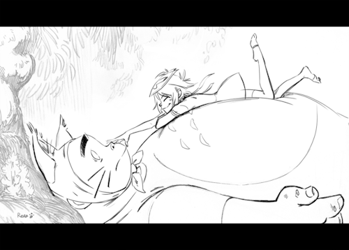 reeacat: Didn’t have it in me to inbetween these..X,D  so here’s just the Key frames of animated Tot